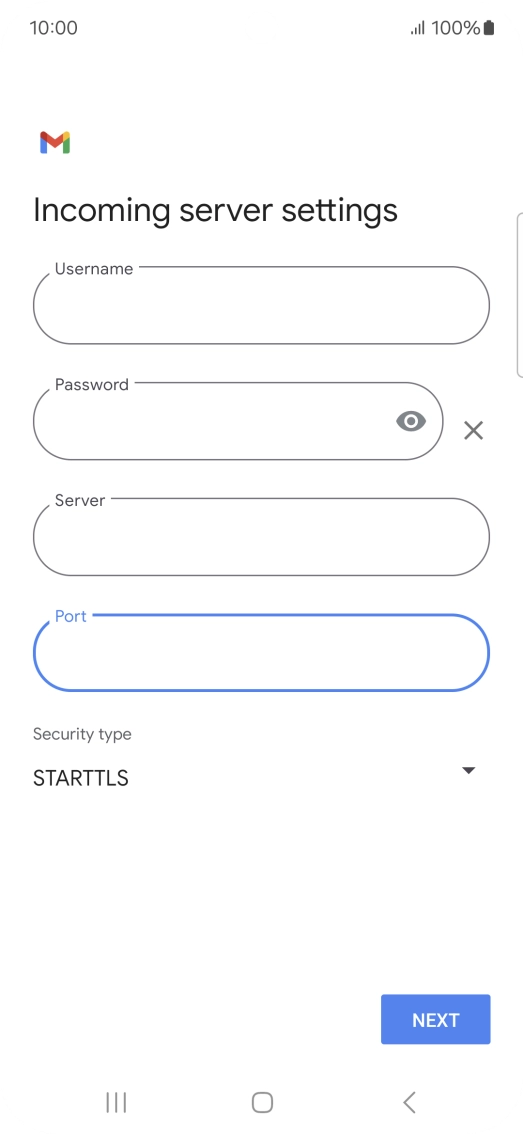 Press the drop down list below 