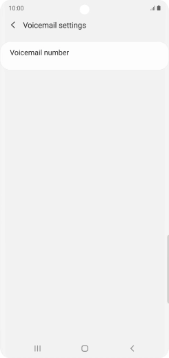 Press Voicemail number.