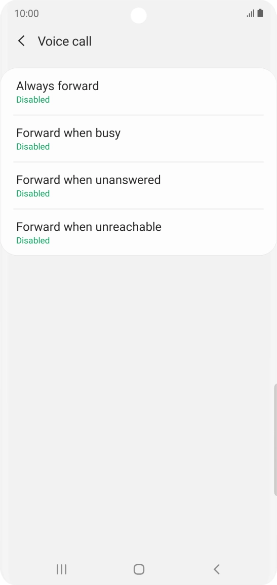 Press the Home key to return to the home screen.
