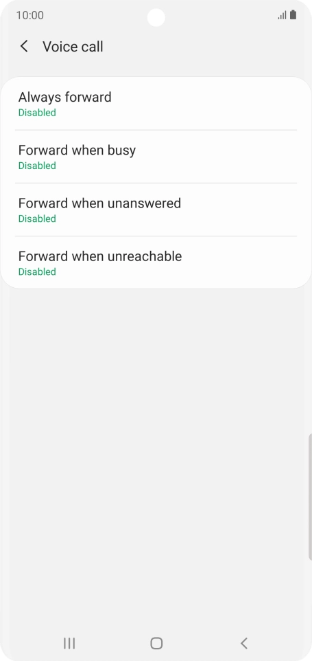 Press the Home key to return to the home screen.