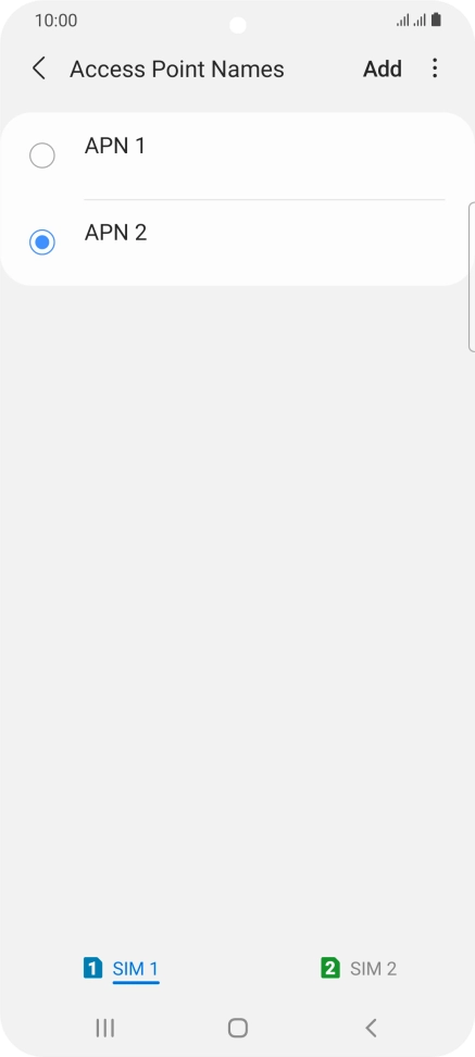 Press the Home key to return to the home screen.