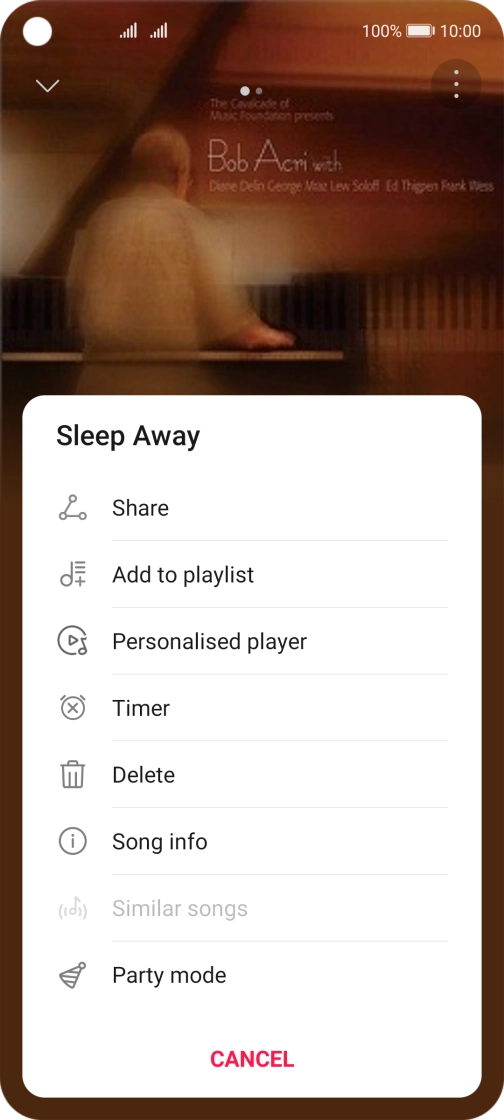 Press Add to playlist.