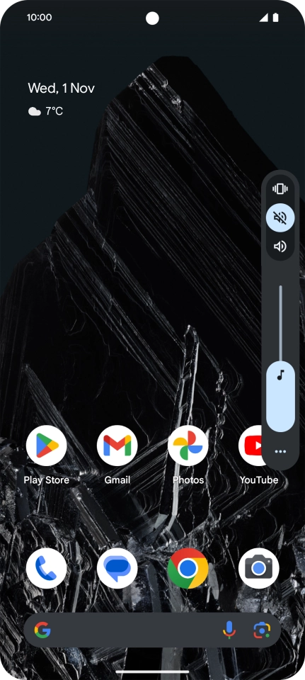 Press the sound icon to turn off the function.