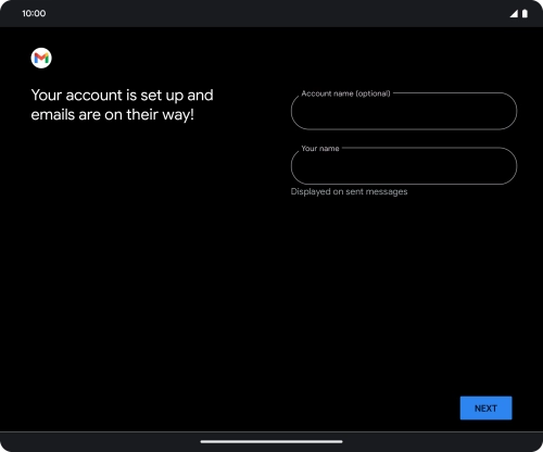Press the field below 