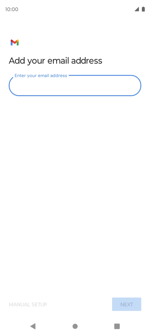 Press the field below 