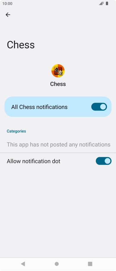 Press the indicator to turn the function on or off.