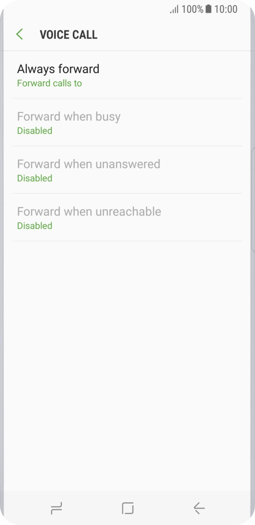 Press the Home key to return to the home screen.
