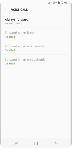 Press the Home key to return to the home screen.