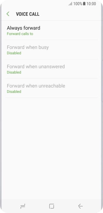 Press the Home key to return to the home screen.
