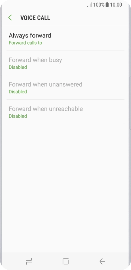 Press the Home key to return to the home screen.