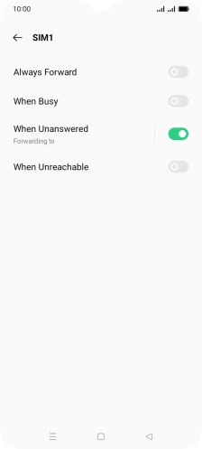 Press the Home key to return to the home screen.