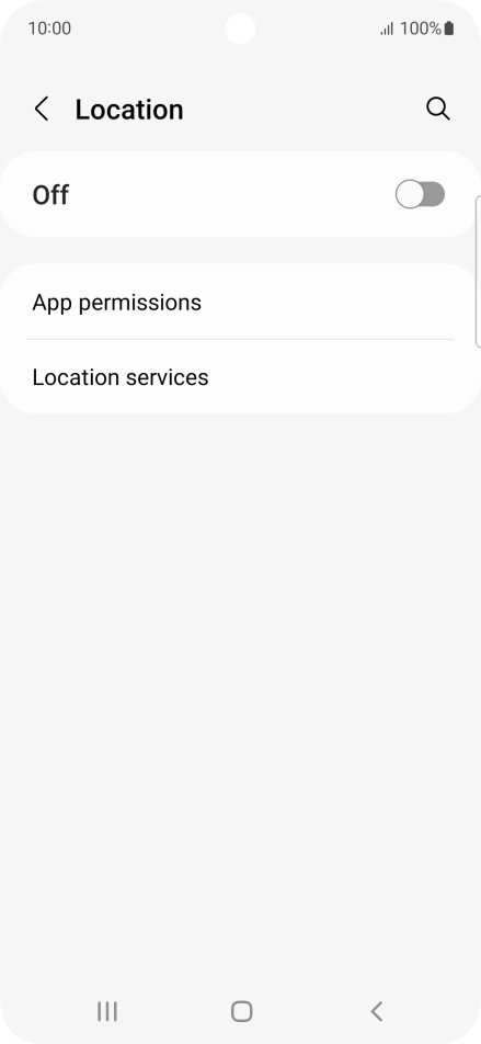 Press the indicator to turn the function on or off.