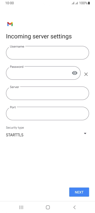 Press the field below 