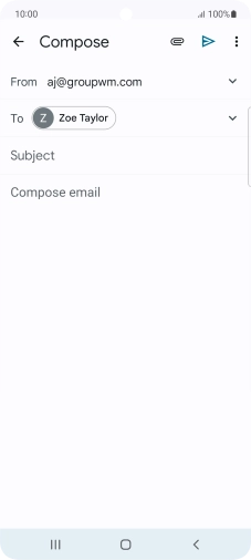 Press Subject and key in the required subject.