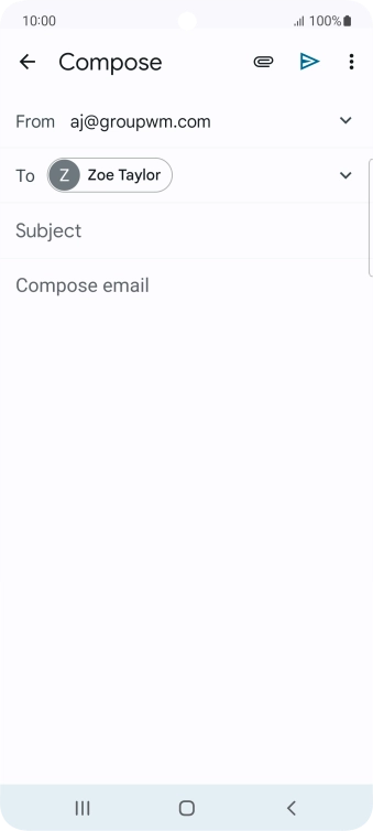 Press Subject and key in the required subject.