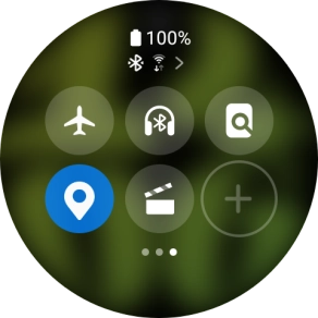 Press the find my phone icon to send a signal to your phone.