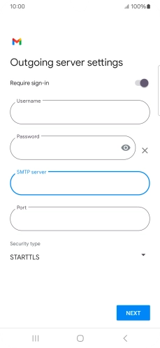 Press the field below 