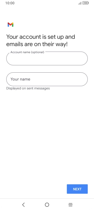 Press the field below 