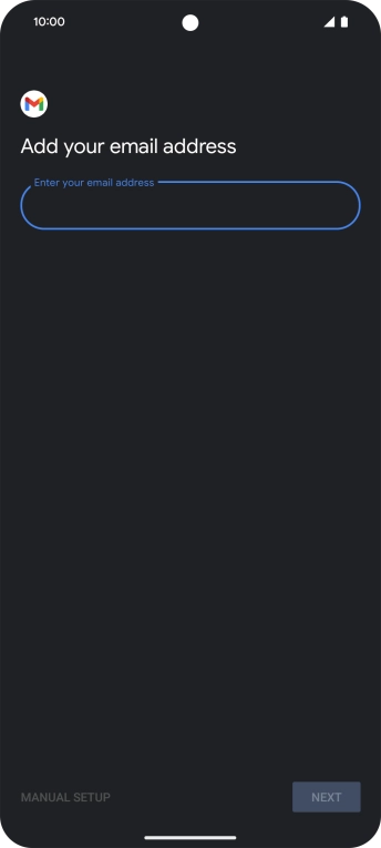 Press the field below 