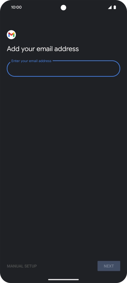 Press the field below 