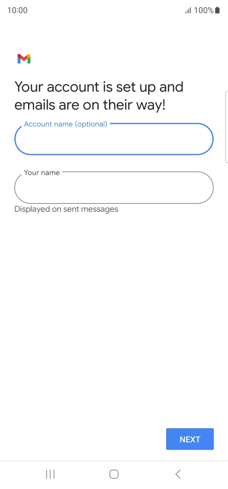 Press the field below 