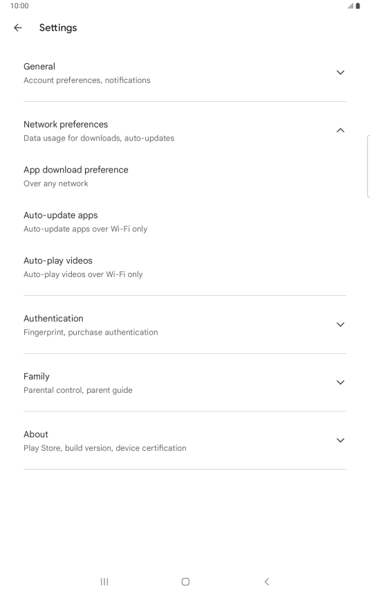 Press Auto-update apps.