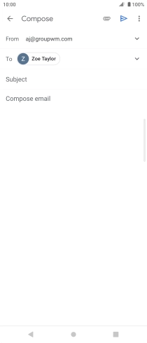 Press Subject and key in the required subject.