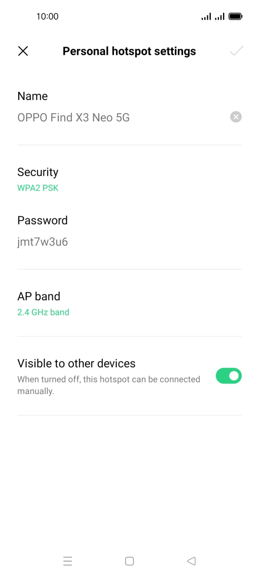 Press the field below 