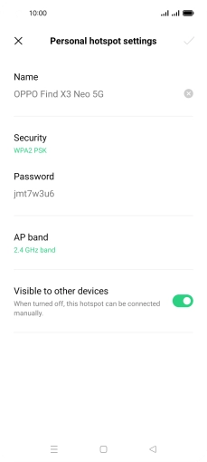 Press the field below 