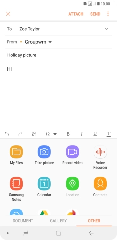 Press My Files and go to the required folder.