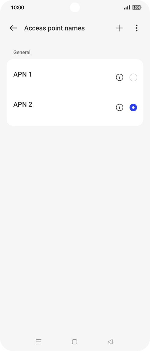 Press the Home key to return to the home screen.