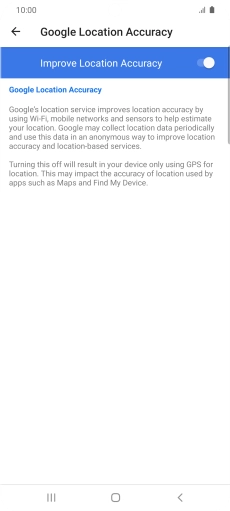 If you press the indicator next to 