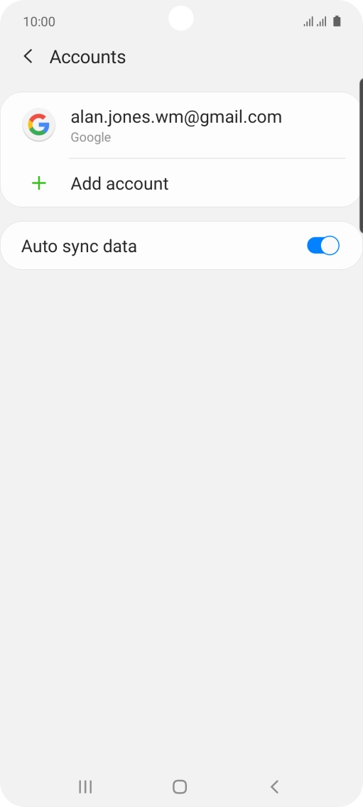 Press the Home key to return to the home screen.