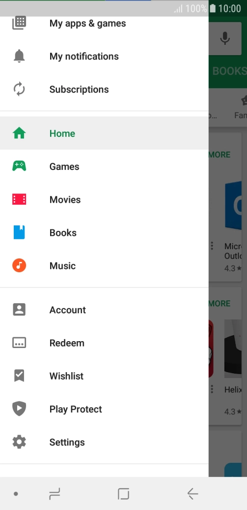 Press My apps & games.