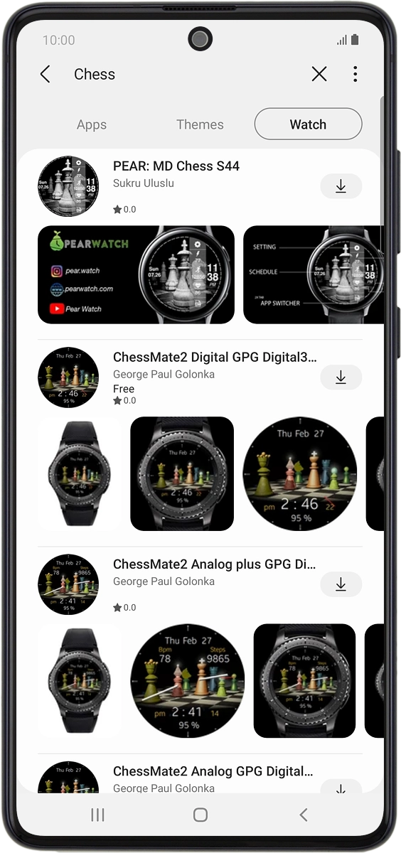 On your phone: Press the required app.