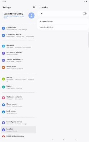 Press the indicator to turn the function on or off.