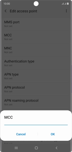 Key in 234 and press OK.