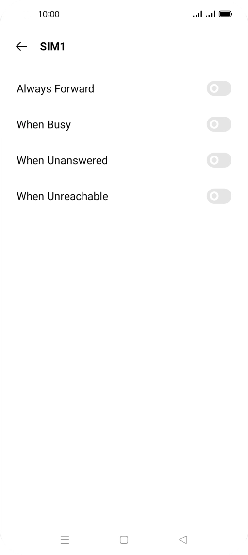 Press the Home key to return to the home screen.