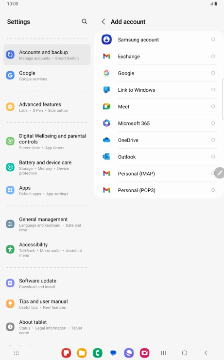 Press Personal (IMAP).