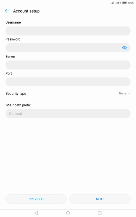 Press the field below 