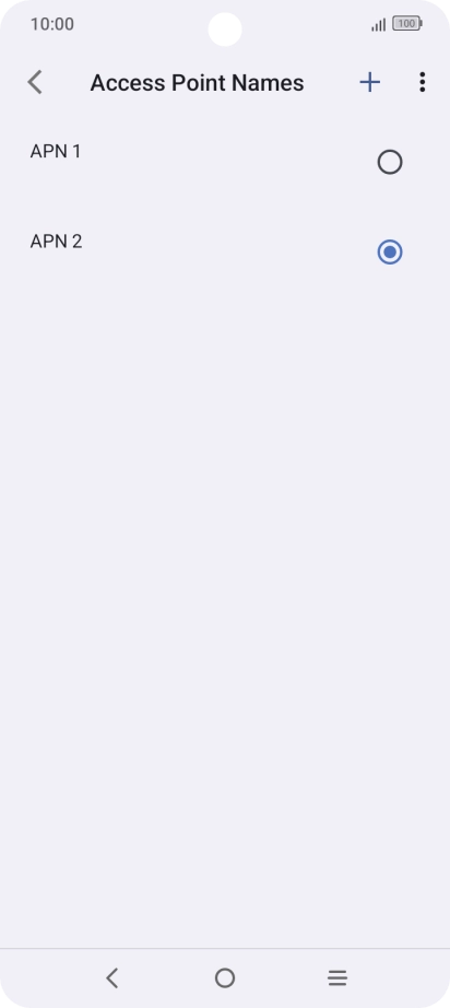Press the Home key to return to the home screen.
