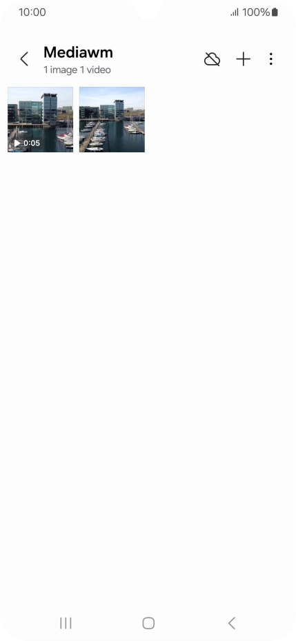 Press and hold any picture or video.