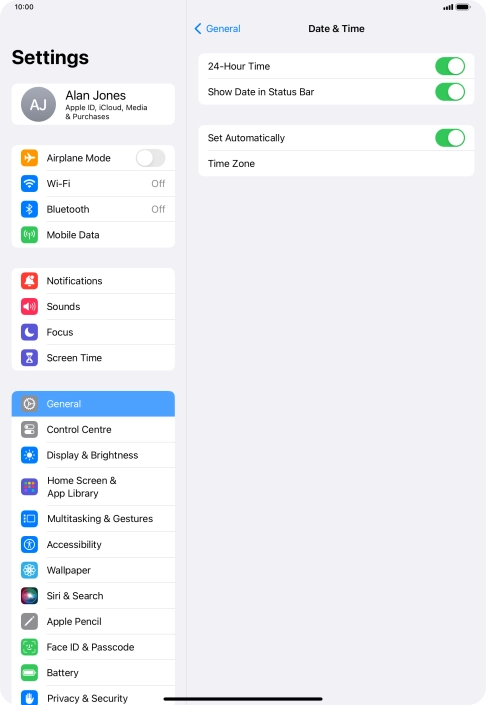 Slide your finger upwards starting from the bottom of the screen to return to the home screen.