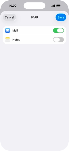 Press Save. Your email account has now been set up. To select more settings for incoming and outgoing server, proceed with the following steps.