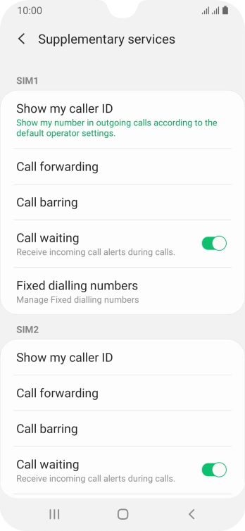 Press Fixed dialling numbers.