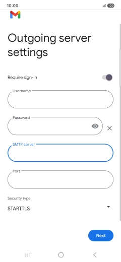 Press the field below 