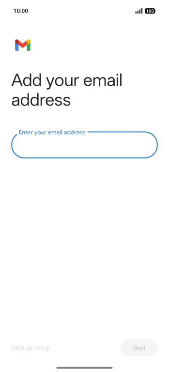 Press the field below 