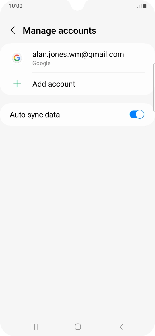 Press the Home key to return to the home screen.