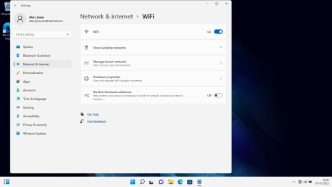 Click Show available networks.