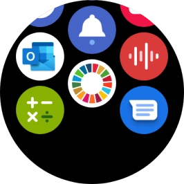 Press the email icon.